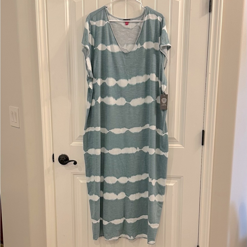 Vince Camuto Knit Tie-Dye Dress Plus Size NWT